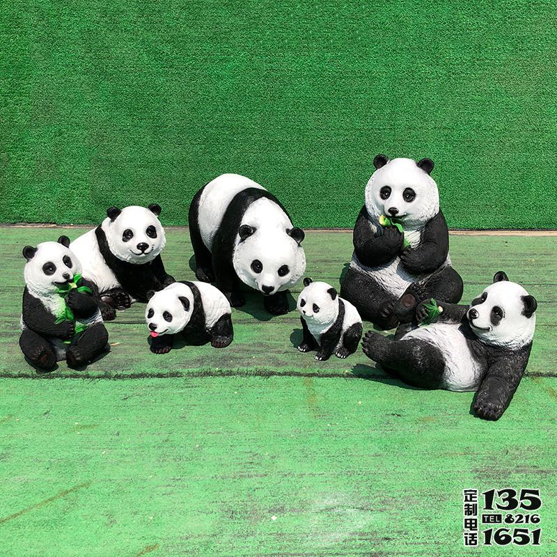 景區(qū)玻璃鋼仿真動(dòng)物熊貓雕塑 景區(qū)玻璃鋼仿真動(dòng)物熊貓雕塑