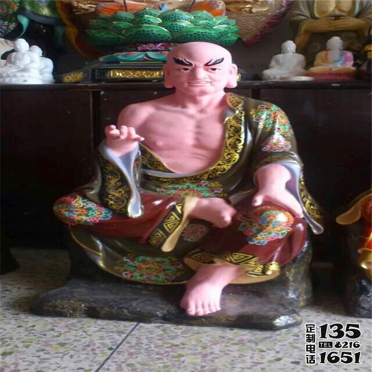 玻璃鋼彩繪寺廟景區(qū)菩薩十八羅漢雕塑 玻璃鋼彩繪寺廟景區(qū)菩薩十八羅漢雕塑