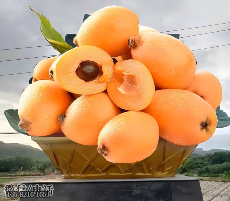 玻璃鋼枇杷仿真果籃 玻璃鋼枇杷仿真果籃